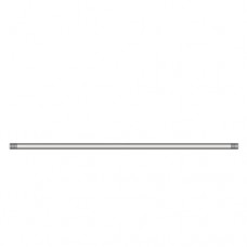 Tunneling Shaft Stainless Steel, 24.5 cm - 9 3/4"